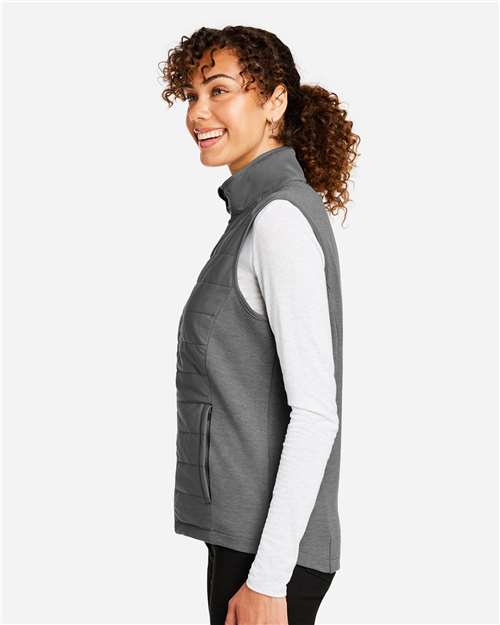Devon & Jones DG706W Women's New Classics Charleston Hybrid Vest in Graphite Melange/ Graphite