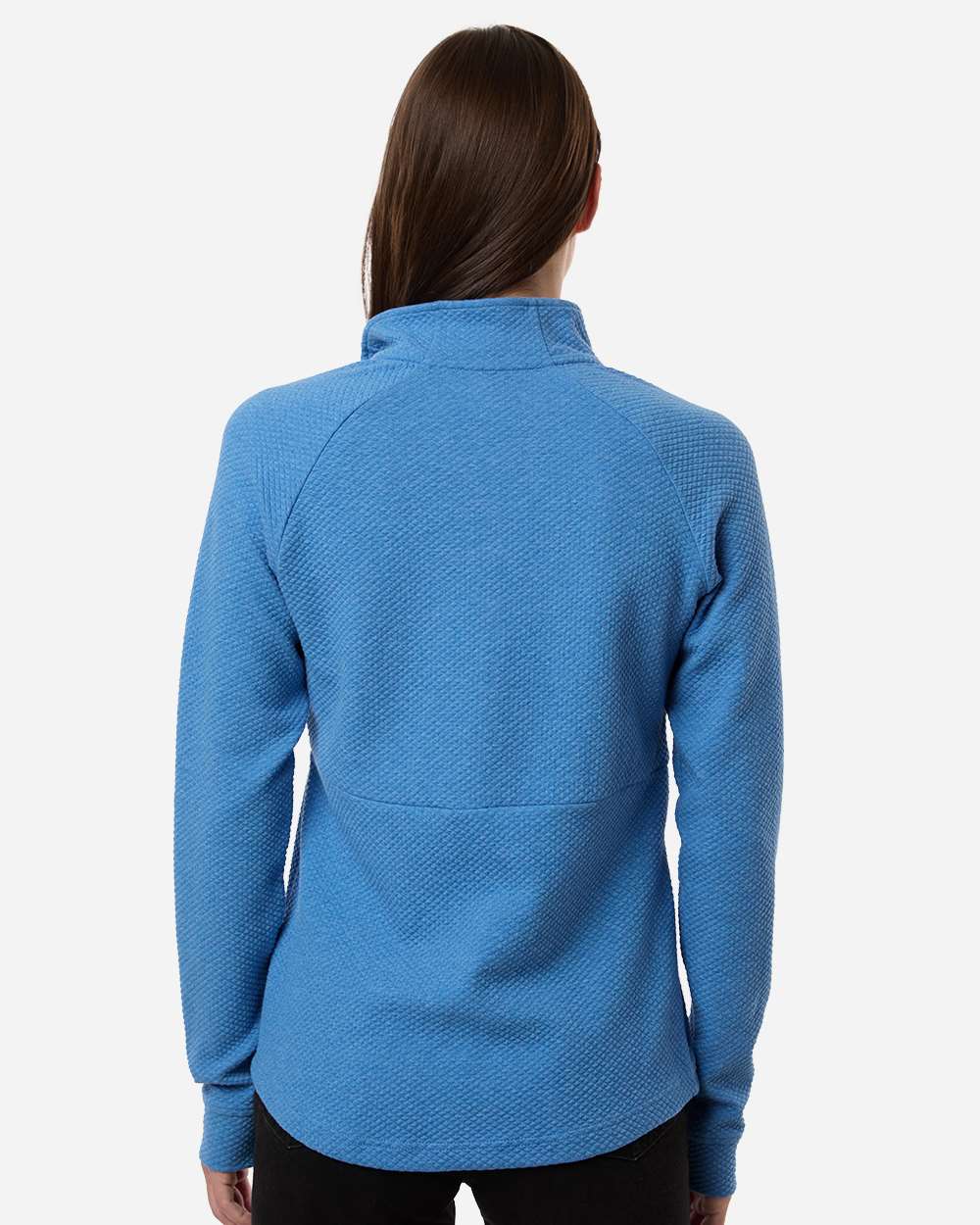 North End NE725W Ladies' Spirit Textured Quarter-Z in Light nautical blue heather