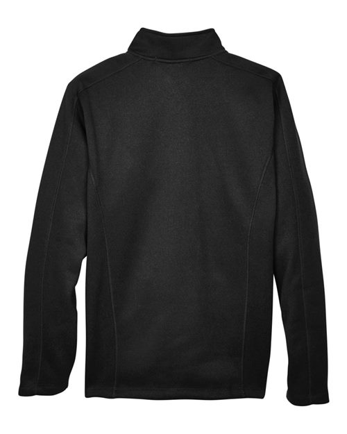 Devon & Jones DG793 Men's Bristol Full-Zip Sweater Fleece Jacket in Black