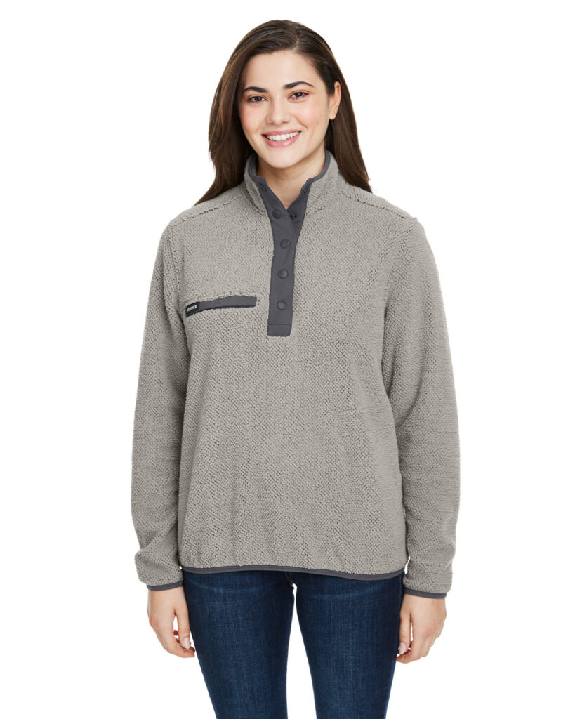 DRI DUCK 9345 Women's Cypress Sherpa Mountain Fleece in Moss