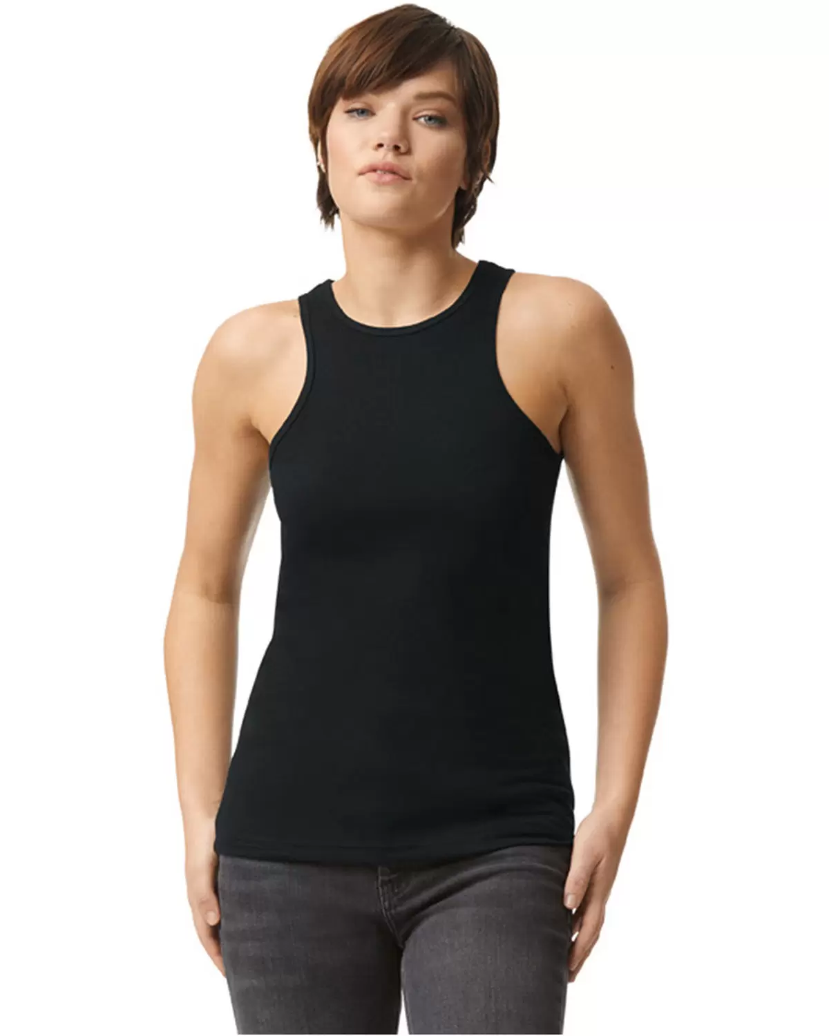 American Apparel 101CVC Women's CVC Tank in Black