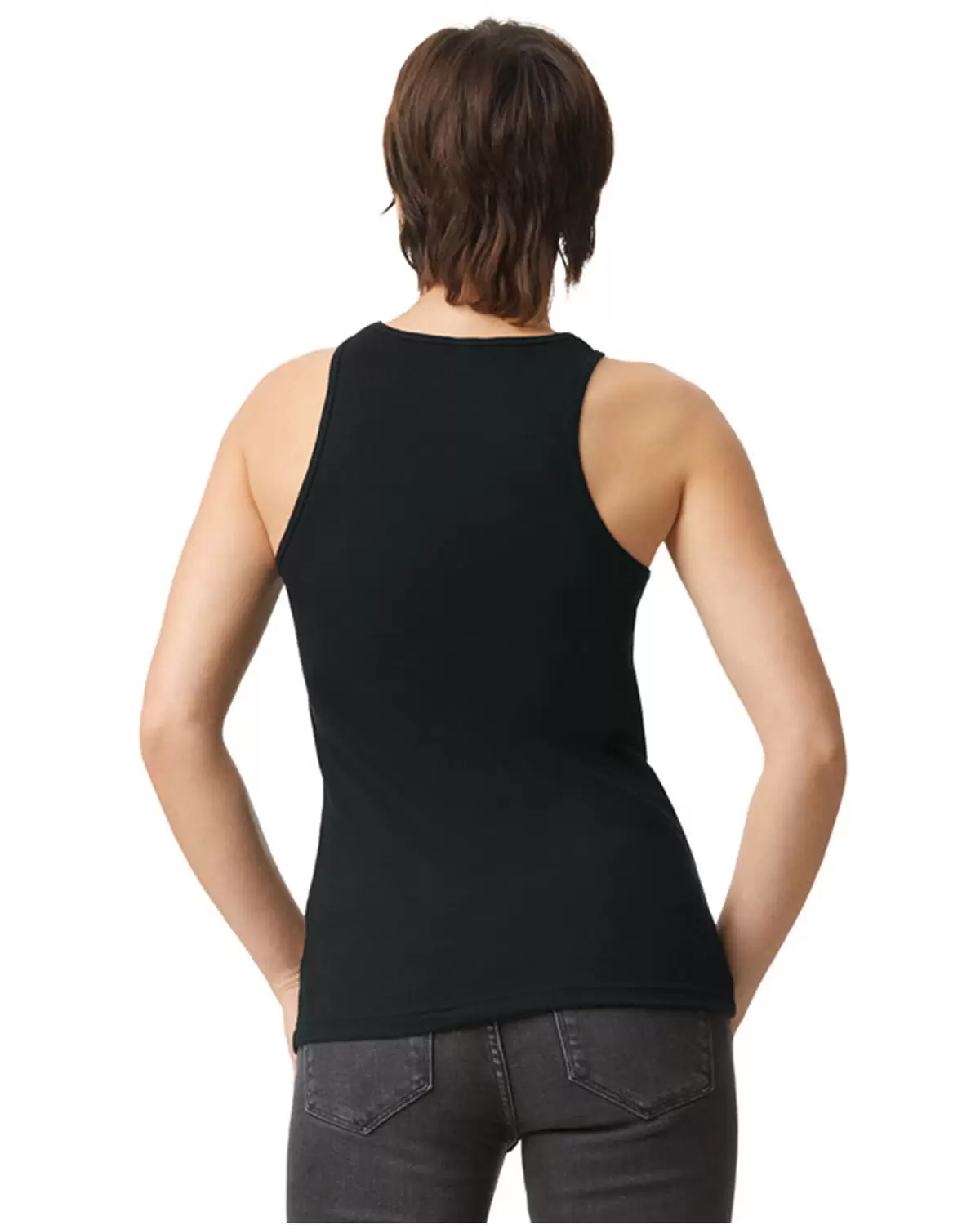 American Apparel 101CVC Women's CVC Tank in Black