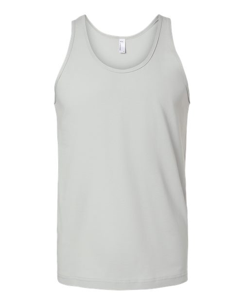 American Apparel 2408 Unisex Fine Jersey Tank in New Silver