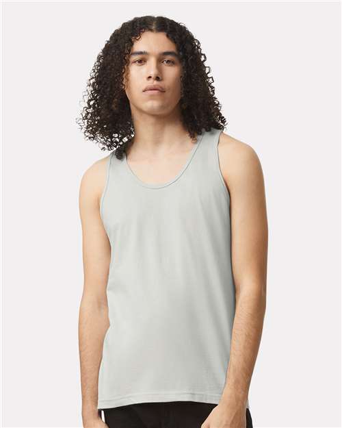 American Apparel 2408 Unisex Fine Jersey Tank in New Silver