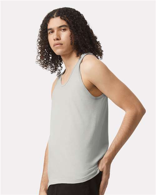 American Apparel 2408 Unisex Fine Jersey Tank in New Silver