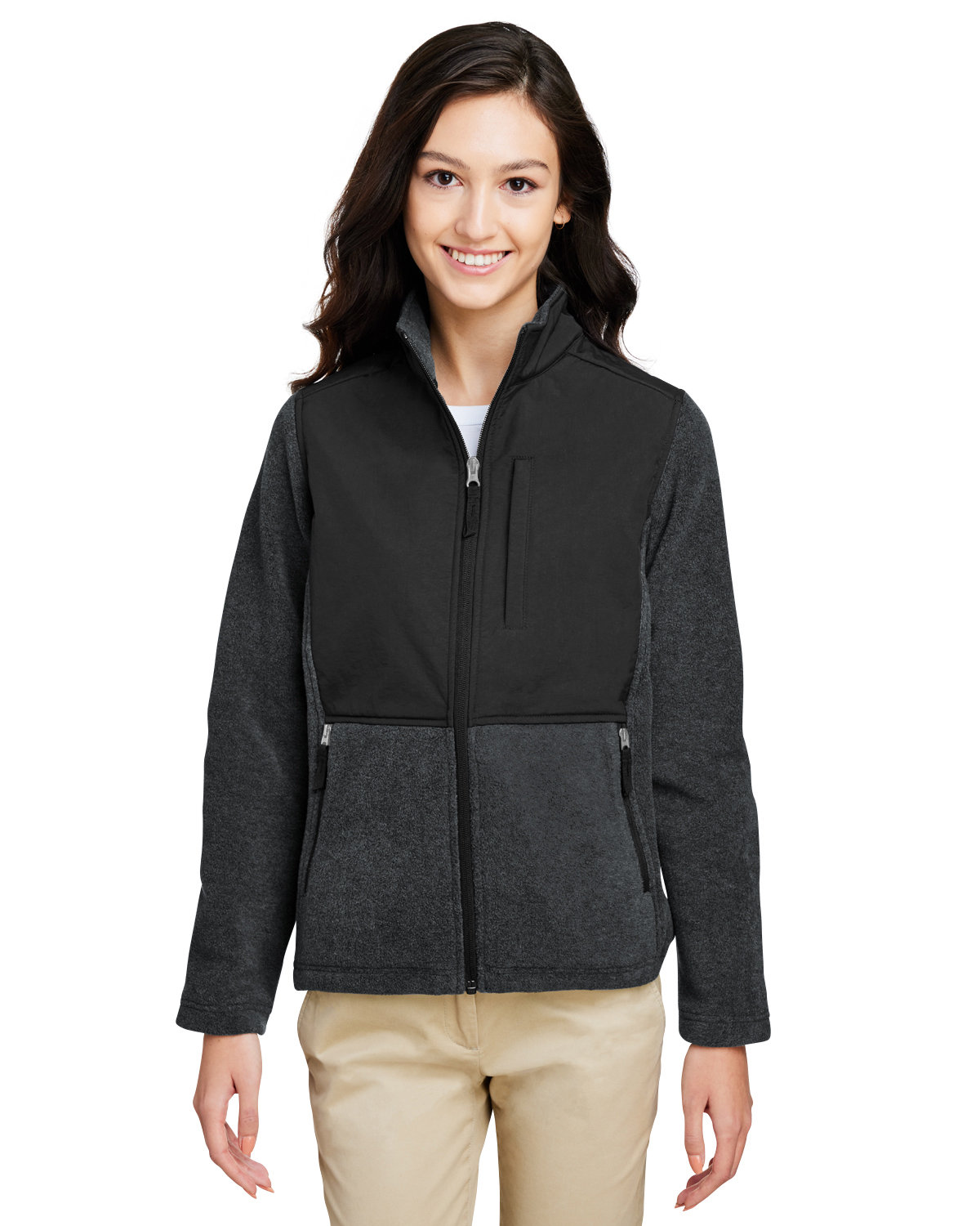 Core 365 CE890W Ladies' Journey Summit Hybrid Full in Hth chrcoal/ blk