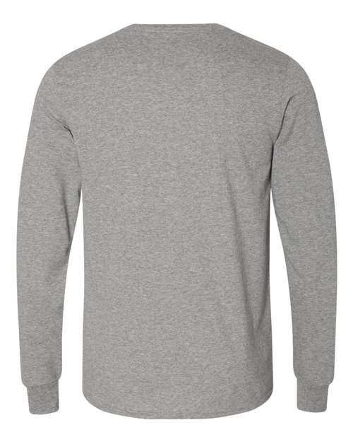 Russell Athletic 64LTTM Unisex Dri Power CVC Performance Long Sleeve T-Shirt in Oxford