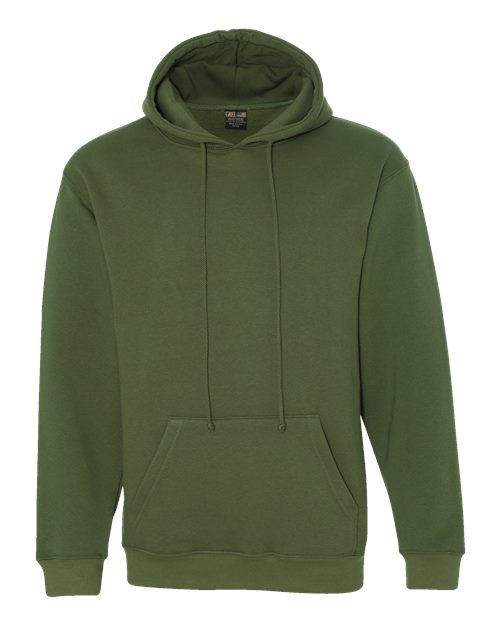 Bayside 960 Unisex USA-Made Hooded Sweatshirt in Olive