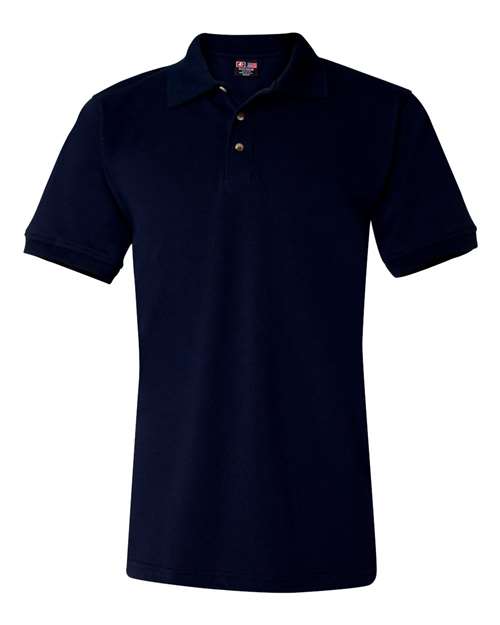 Bayside 1000 Unisex USA-Made Polo in Navy