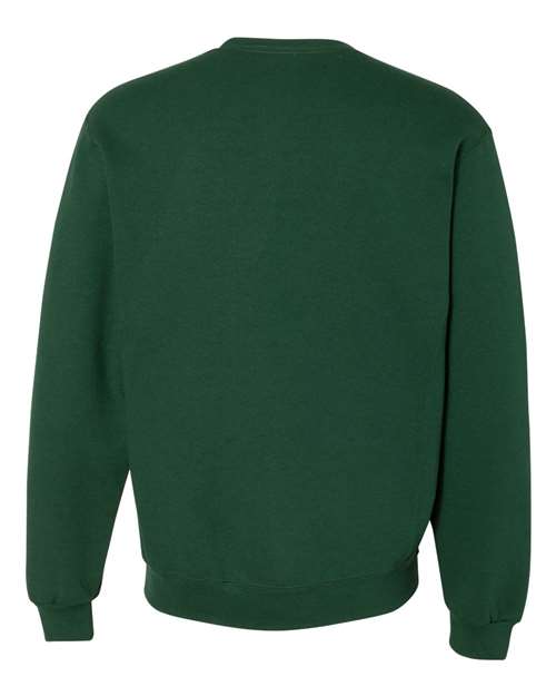 Russell Athletic 698HBM Unisex Dri Power Crewneck Sweatshirt in Dark Green
