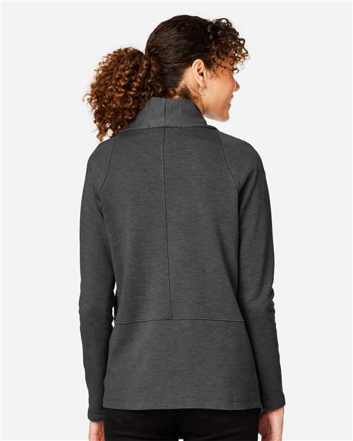 Devon & Jones DG481W Women's New Classics Charleston Cardigan in Black Melange