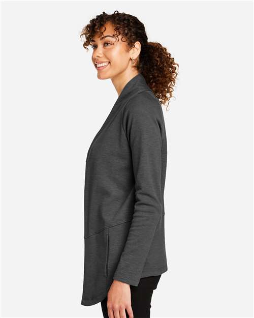Devon & Jones DG481W Women's New Classics Charleston Cardigan in Black Melange