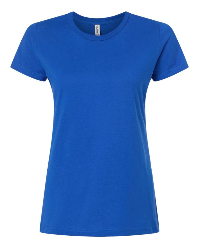Tultex 602W Women's Combed Cotton T-Shirt in Royal