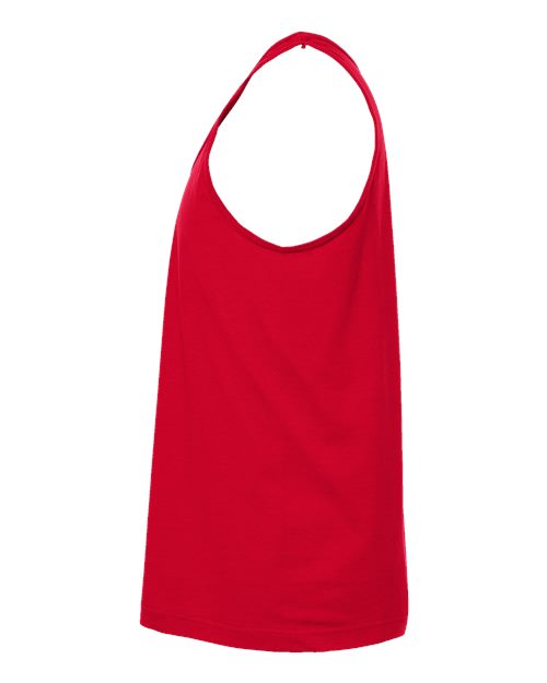Tultex S105 Unisex Fine Jersey Tank Top in Red
