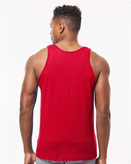 Tultex S105 Unisex Fine Jersey Tank Top in Red