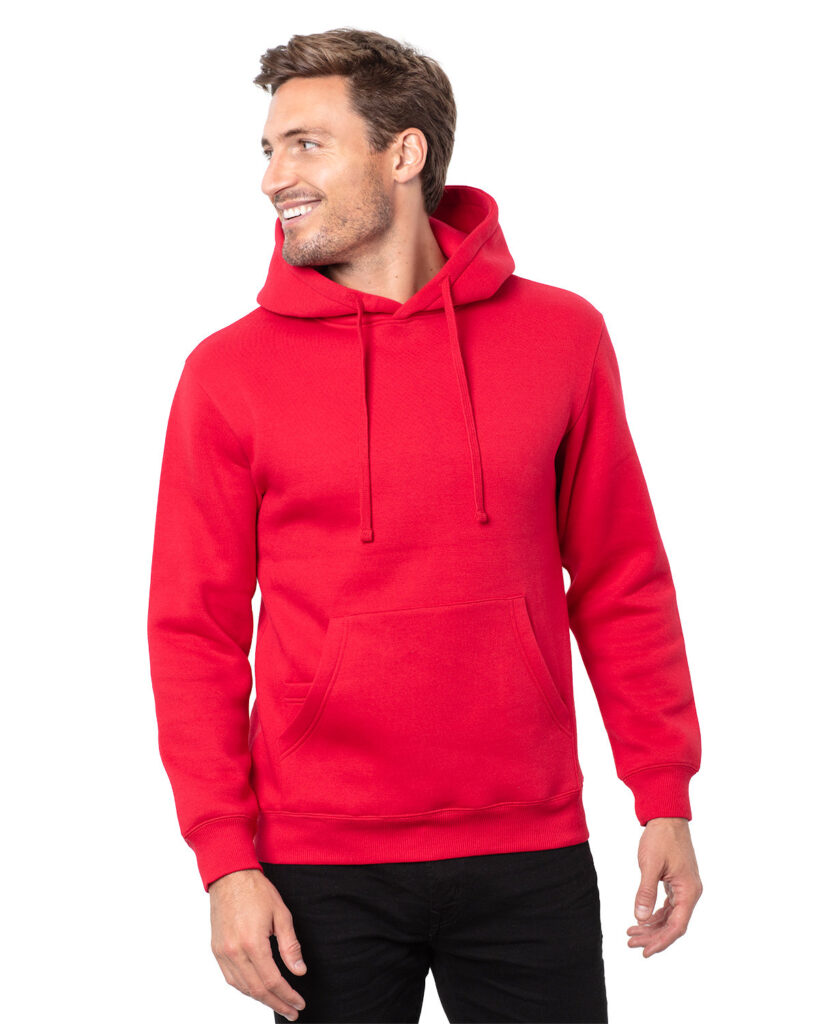 Threadfast Apparel T2000 Unisex Epic Fleece Pullover Hooded Sweatshirt in Red