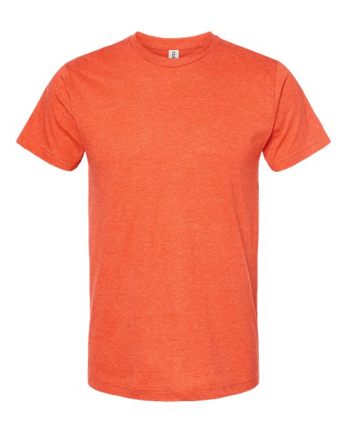 Tultex 202 Unisex Fine Jersey T-Shirt in Heather Orange