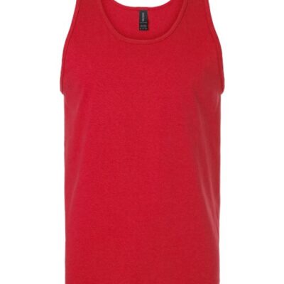 Sleeveless in Red — front view