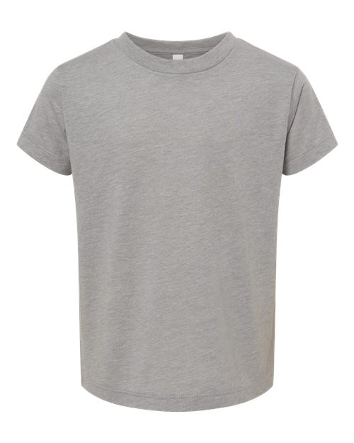 BELLA + CANVAS 3413T Toddler Triblend Tee in Athletic Grey Triblend