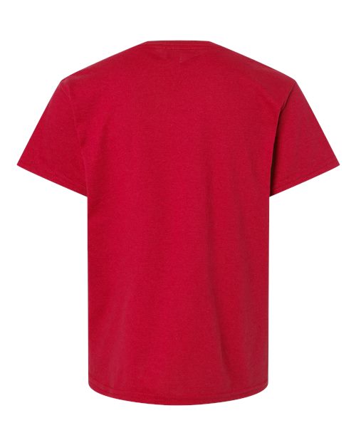 Gildan 8000B Youth DryBlend T-Shirt in Red