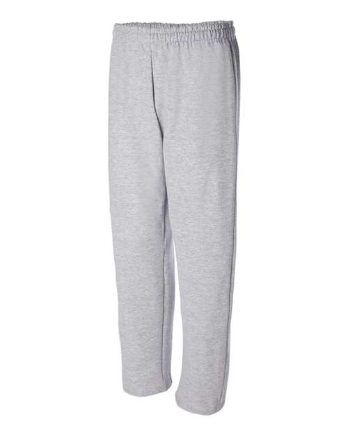 Gildan 18400 Unisex Heavy Blend Open-Bottom Sweatpants in Sport Grey