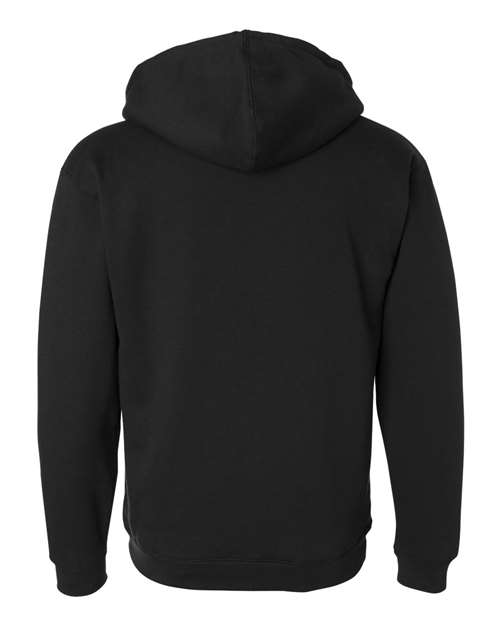 Independent Trading Co. EXP40SHZ Men's Sherpa-Lined Full-Zip Hooded Sweatshirt in Black/ Natural