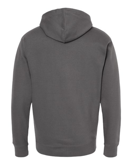 Independent Trading Co. SS4500Z Unisex Midweight Full-Zip Hooded Sweatshirt in Charcoal
