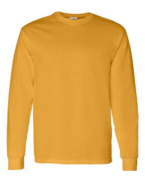 Gildan 5400 Unisex Heavy Cotton Long Sleeve T-Shirt in Gold