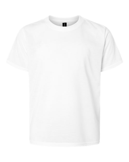 Gildan 42000B Youth Performance T-Shirt in White