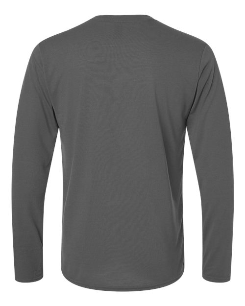 Gildan 42400 Unisex Performance Long Sleeve T-Shirt in Charcoal