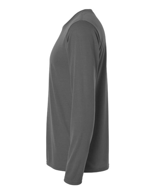 Gildan 42400 Unisex Performance Long Sleeve T-Shirt in Charcoal