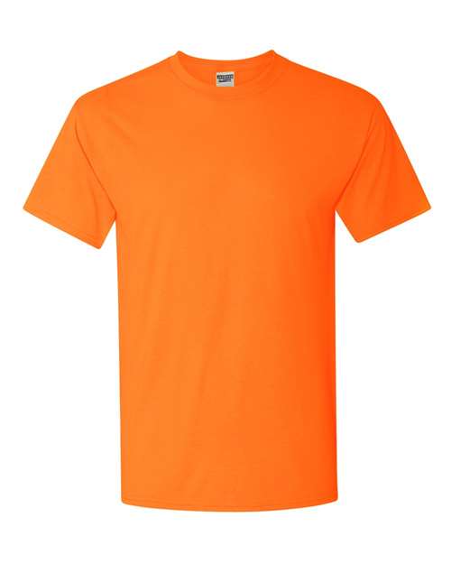 JERZEES 21MR Unisex Dri-Power Performance T-Shirt in Safety Orange