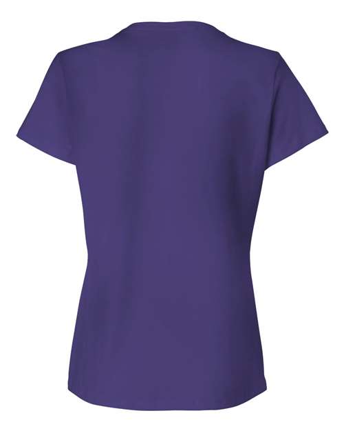 Hanes SL04 Women's Perfect-T T-Shirt in Purple