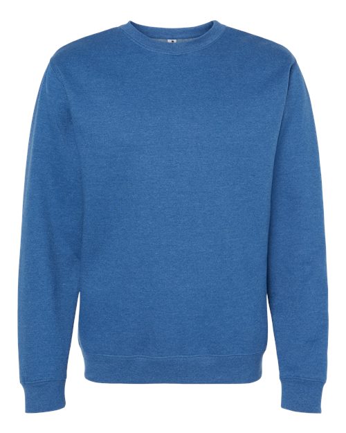 Independent Trading Co. SS3000 Unisex Midweight Crewneck Sweatshirt in Royal Heather