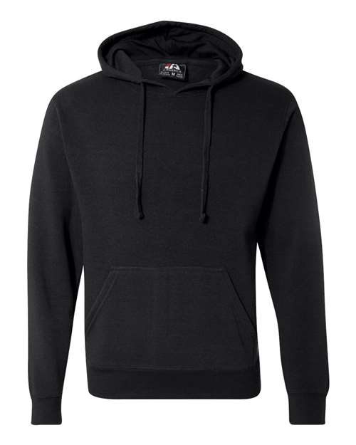 J. America 8620 Men's Cloud Fleece Hooded Sweatshirt in Black