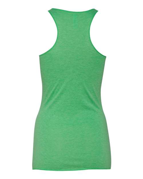 BELLA + CANVAS 8430 Women's Triblend Racerback Tank in Green Triblend