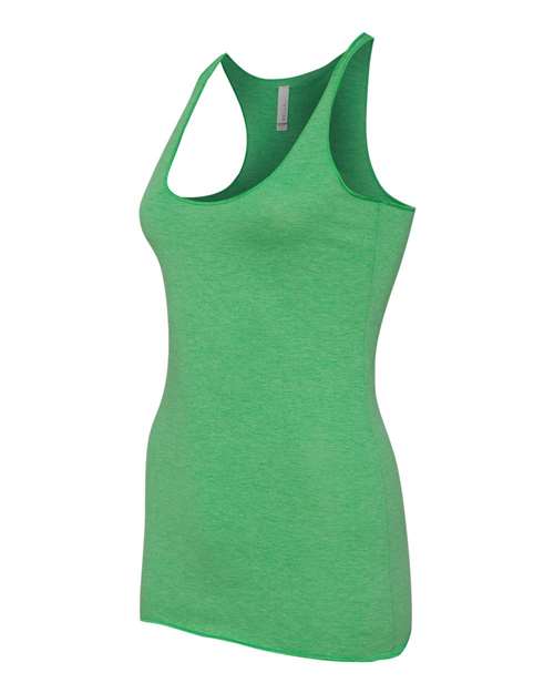 BELLA + CANVAS 8430 Women's Triblend Racerback Tank in Green Triblend