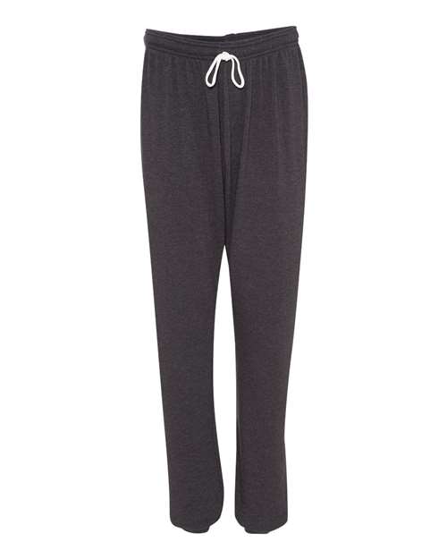 BELLA + CANVAS 3737 Unisex Sponge Fleece Long Scrunch Pants in Dark Grey Heather