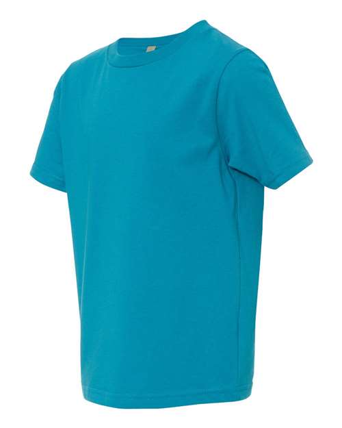 Next Level 3310 Youth Cotton Tee in Turquoise