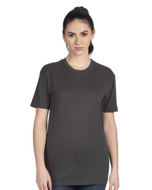 Next Level 3600 Unisex Cotton Tee in Heavy Metal