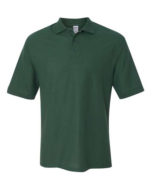 JERZEES 537MR Men's Easy Care Piqué Polo in Forest Green