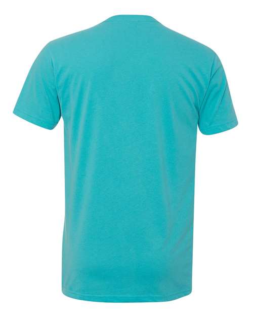 Next Level 6440 Unisex Sueded V-Neck Tee in Tahiti Blue