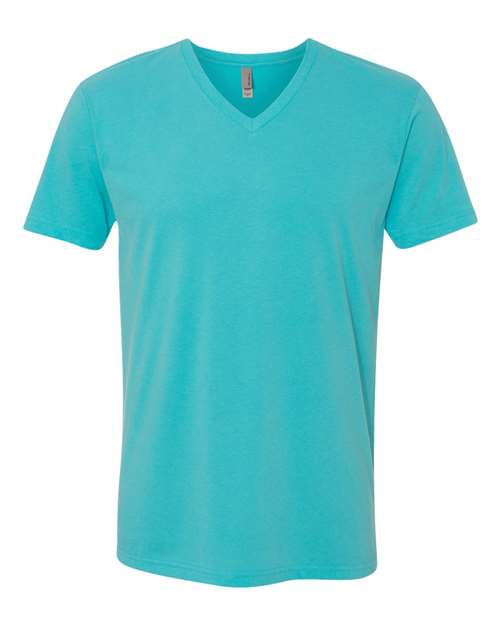 Next Level 6440 Unisex Sueded V-Neck Tee in Tahiti Blue