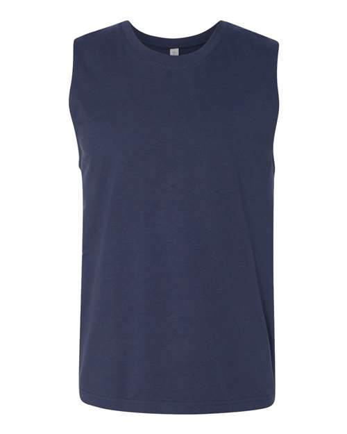 BELLA + CANVAS 3483 Jersey Muscle Tank in Navy