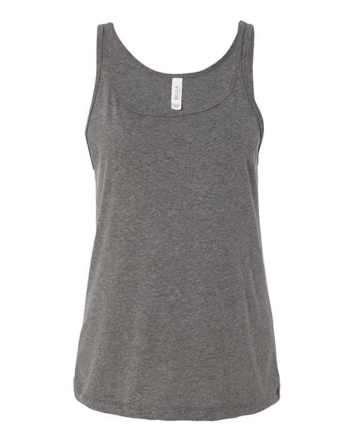 BELLA + CANVAS 6488 Women's Relaxed Jersey Tank in Deep Heather