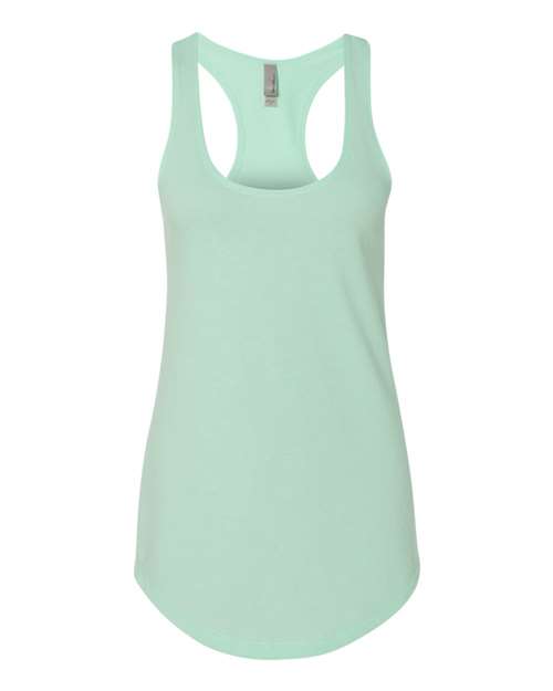 Next Level 6933 Women's Lightweight French Terry Racerback Tank in Mint