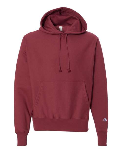 Champion S101 Unisex Reverse Weave Hooded Sweatshirt in Cardinal
