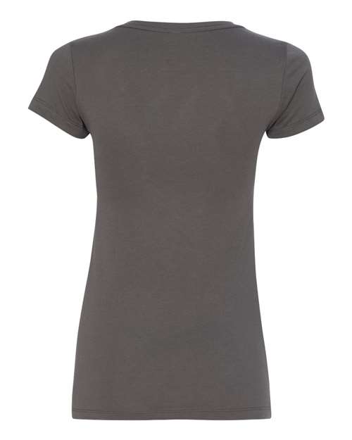 Next Level 1540 Women's Ideal V-Neck Tee in Dark Grey