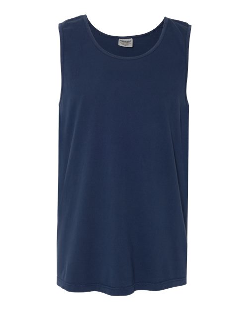Comfort Colors 9360 Unisex Garment-Dyed Heavyweight Tank Top in True Navy