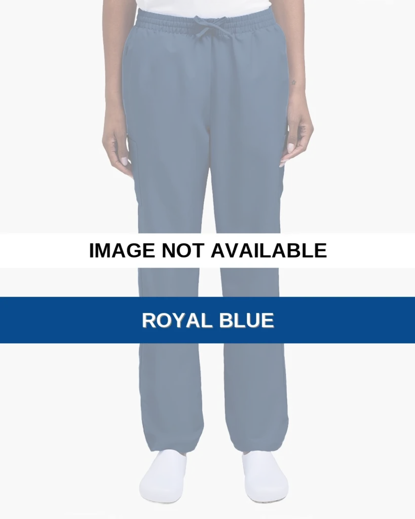 Hanes HSB003 Women's Scrub Open Leg Pants in Royal Blue
